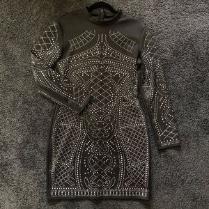 Black cocktail dress